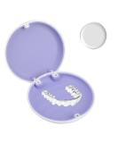 Lightweight Portable Retainer Case Denture Box Anti-Slip Design Perfect for On-The-go Storage Invisalign Case Magnetic Lock for Secure Seal Silicone Ideal for Retainers and Small Accessories (White) - Buy Online on GoSupps.com
