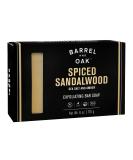 Barrel and Oak Exfoliating Bar Soap - Natural Men's Skincare Organic Moisturizer with Kaolin Clay & Olive Stone Spiced Sandalwood Eco-Friendly 6oz - Buy Online on GoSupps.com