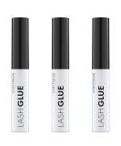 Catrice Lash Glue eyelash glue transparent and long-lasting fake lashes accessories No. 010 set of 3 (3 x 4.7 ml) 5 ml (pack of 3) - Buy Online on GoSupps.com