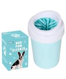 bealy Large/Petite Dog Paw Cleaner Cup - Portable Dog Foot Washer with Silicone Washers in Blue/Green - Easy-to-Use and Handy Dog Paw Washer - Nice Packaging - Buy Online on GoSupps.com