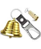NedFoss 2 Loud Bear Bell with Whistle Set - 3 in 1 Hiking Gear for Survival and Adventure - Buy Online on GoSupps.com
