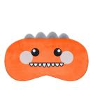 Buy Cute Cartoon Dinosaur Sleeping Mask - Soft Plush Eye Cover for Kids & Adults | Funny Travel Blindfold - Perfect Gift - Buy Online on GoSupps.com