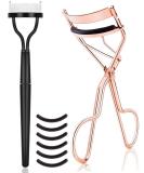 TPPICK Metal Eyelash Curler Kit with Mascara Applicator and Refill Pads - Rose Gold - Buy Online on GoSupps.com