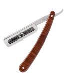 Gold Monkey-777 Straight Razor for Men - Stainless Steel Manual Shaving Razor with Natural Wood Handle | Vintage Barber Shaving Experience - Buy Online on GoSupps.com