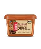 CJ Haechandle Soybean Paste Doenjang 500g (1lb) - Authentic Korean Fermented Seasoning - Buy Online on GoSupps.com