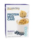 WonderSlim Protein Mug Cake Blueberry - 15g Protein 7g Fiber 2g Sugar (7ct) - Buy Online on GoSupps.com