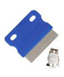 Efficient Lice Removal Comb - Stainless Steel Hair Accessories for Fine Egg Dust & Nit Removal - Fashionable Blue Design - Buy Online on GoSupps.com