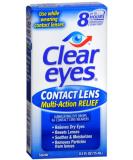 Buy Clear Eyes Contact Lens Relief Eye Drops 0.50 oz (Pack of 5) - Soothing Relief for Dry Eyes - Fast International Shipping - Buy Online on GoSupps.com