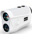 Golf Rangefinder with Slope | 1000 Yard Range Finder with Magnetic Holder | USB C Rechargeable & 6X Magnification | High-Precision Flag Lock Vibration | Fast Focus | White - Buy Online on GoSupps.com