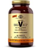 Solgar Formula V VM-75 Multiple Vitamins with Chelated Minerals Iron Free 180 Tablets - Buy Online on GoSupps.com