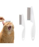 Blmhtwo 2-Piece Flea Comb for Cats & Dogs - Professional Fine-Toothed Pet Care Comb for Flea Tick and Stain Removal - Buy Online on GoSupps.com