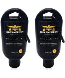 IRON AMERICAN Liquid Sports Chalk 2-PACK - Weightlifting Hand Chalk for Training Gymnastics Rock Climbing - Mess Free Travel Bottle - Long Lasting Strong Grip - 50 ml. Bottles - Buy Online on GoSupps.com