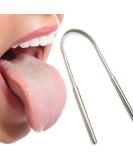 Premium Stainless Steel Metal Tongue Scraper for Oral Health - Eliminate Bad Breath & Clean Toxins - Buy Online on GoSupps.com