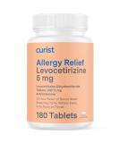 Curist Levocetirizine 5 mg Allergy Pills - 180 Tablets for 24 Hour Relief | Best Allergy Medicine Online - Buy Online on GoSupps.com