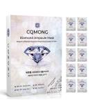 CQMONG Diamond Ampoule Sheet Mask (pack of 10) Korean Collagen Face Facial Mask Pack for Elastic Skin Vitality Moisture Brilliance Nutrition Skin Soothing | Skincare - Buy Online on GoSupps.com