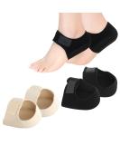 Heel Spur Inserts - 2 Pairs Gel Heel Cushions & Silicone Protectors for Pain Relief - Buy Online on GoSupps.com