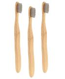 Newgen Medicals Bamboo Toothbrush Set - Antibacterial Medium 3-Piece with Bamboo Grip & Toothpaste | Eco-Friendly Oral Care - Buy Online on GoSupps.com