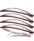 Loneedy Large Metal Hair Clips - Non-Slip Hairpins for Women & Girls (12pcs Brown) | Premium Stovetop Finish - Buy Online on GoSupps.com