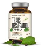 Buy Trans Resveratrol 500mg - Vegan High-Dose Capsules with Japanese Knotweed Extract - 60 Additive-Free Sirtuin Powder Capsules - Buy Online on GoSupps.com
