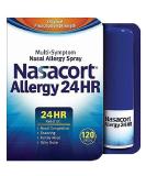 Nasacort Allergy 24 Hour Spray 120 Sprays 0.57 fl oz - Fast Relief for Allergies - Buy Online on GoSupps.com