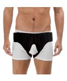 FLEXAMED Double Inguinal Hernia Groin Belt Black (M 32-36) - Medium Size - Buy Online on GoSupps.com