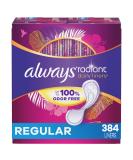 Always Radiant Liners Unscented 96 Count x 4 Packs (384 Count) - Packaging May Vary - Buy Online on GoSupps.com