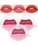 3Pcs Ruby Orange Red Nude Pink Mauve Matte Velvet Lazy Lipstick Set - Long Lasting & Waterproof Smudge Proof Lip Stick Packs for Women - Labiales Matte Larga Duracion 24 - 3 Count - Buy Online on GoSupps.com