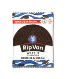 Rip Van Wafels Cookies & Cream Stroopwafels - Keto-Friendly, Low Sugar & Calorie Snacks - 12 Pack - Buy Online on GoSupps.com
