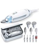 Beurer MP 62 Manicure/Pedicure Set - Electric Nail Files with 10 Attachments LED Light & Speed Control - High-Quality Nail Care Storage Bag Included - Buy Online on GoSupps.com