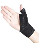Wrist Brace & Compression Gloves for Carpal Tunnel Relief - Adjustable Black Wrist Wraps for Men & Women | Pain Relief & Support (1 Pair - Buy Online on GoSupps.com