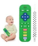 Silicone Teething Toy - Remote Control Shape | BPA-Free Chew Toy for Babies | Freezable & Dishwasher Safe | Green - Buy Online on GoSupps.com
