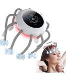 Buy Electric Head Massage Spider with Bluetooth & Red Light | 5 Vibration Modes for Headache Relief & Deep Sleep - Buy Online on GoSupps.com