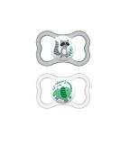 MAM Air Baby Pacifier for Sensitive Skin | Sterilizer Case | Unisex | 16+ Months | Pack of 2 - Buy Online on GoSupps.com