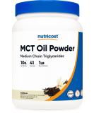 Nutricost Premium MCT Oil Powder - 1 LB Vanilla | Keto & Ketogenic Diet | Zero Net Carbs, Non-GMO | Gluten-Free Medium Chain Triglyceride - Buy Online on GoSupps.com