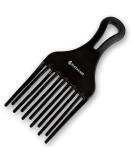 ELEXACARE Afro Comb - Wide-Toothed Finger Styler for Curls & Curly Hair | Premium Black Styling Comb for Natural Hair - Buy Online on GoSupps.com