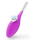 Buy 25 Pack Oral Prevent Interdental Brushes - ISO Size 7 - Tartar & Caries Prevention - Purple - 1.30 mm - Effective Tooth Cleaning for Gaps - Buy Online on GoSupps.com