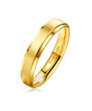 JEROOT Titanium Magnetic Rings Gold 5mm V 1/2 (3500 Gauss) - Step Edge Sleek Design for Men Women - 2 Strong Magnets - Gift Box Included - Buy Online on GoSupps.com