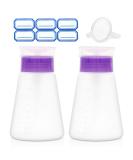2 Pack Acetone Lockable Alcohol Pump Dispensers 180ml - Easy One-Touch Dispensing for Nail Polish, Makeup Remover, Toner - Empty Bottles - Buy Online on GoSupps.com