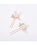 Gold Wedding Hair Accessories - Beusoulover Bridal Hair Pins for Brides, Bridesmaids, Flower Girls - Rhinestone Hair Piece for Women, Parties, Prom - Buy Online on GoSupps.com