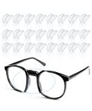 24 Pairs Silicone Glasses Nose Pads - Anti-Slip Transparent Pads for Sunglasses & Eyeglasses - Comfortable & Durable Guncut Apple Core Design - Buy Online on GoSupps.com