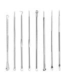 PARSMIC Blackhead Remover Kit - 8 PCS Stainless Steel Set for Acne Extraction - Buy Online on GoSupps.com