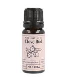 Nikura Clove Essential Oil for Toothache - 10ml | 100% Pure Natural Clove Bud Oil | Perfect for Aromatherapy Diffuser for Home | Great for Self Care Cleaning | Vegan & UK Made - Buy Online on GoSupps.com