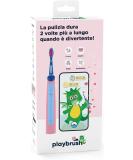 Smart Sonic Kids Electric Toothbrush - Fun Blue & Pink Designs for Effective Kids Oral Care - Buy Online on GoSupps.com