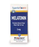Superior Source Melatonin 3 mg - 60 MicroLingual Instant Dissolve Tablets for Better Sleep - Buy Online on GoSupps.com