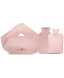 Heat bottle 1.2l hot water bottle with cover heat bottle belts 3 in 1 for children adults older women rubber hot water bottle for pain relief for neck shoulder back waist (pink) modern - Buy Online on GoSupps.com