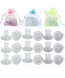 CBTONE High Heel Protectors - 15 Pairs Clear Stoppers for Women's Shoes | Grass Protection & Repair Caps for Outdoor Events (S/M/L) - Buy Online on GoSupps.com