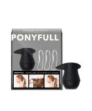 Kitsch PONYFULL Ponytail Volume Enhancer - Dark Brunette/Black - Volumizing Tool for Fine Hair - Adds Volume & Lift - Perfect for Daily & Occasional Styles - Buy Online on GoSupps.com