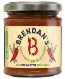 Brendan's Italian Style Red Pepper Snapper Chilli Sauce - Mild Spicy Level (3/10) - 180g Jar - Buy Online on GoSupps.com