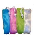 Exfoliating Mesh Soap Saver Bag - Assorted Colors (4 Pack) | Eco-Friendly & Durable Soap Storage Solution - Buy Online on GoSupps.com