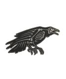 Skelli Bones Raven Patch - Unique Gothic Iron-On Embroidered Patch - Buy Online on GoSupps.com